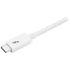 StarTech.com Thunderbolt 3 kabelis - 20Gbps - 2m - baltas - suderinamas su Thunderbolt, USB ir DisplayPort