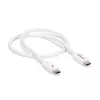 StarTech.com Thunderbolt 3 kabelis – 40Gbps – 0,5 m – baltas – suderinamas su Thunderbolt, USB ir DisplayPort