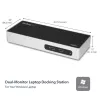 StarTech.com USB 3.0 Dock su dviem monitoriais – HDMI ir DVI/VGA, 6 prievadų USB 3.1 Gen 1 5Gbps šakotuvas, GbE, garsas – universalus Type-A dokas, Windows ir Mac