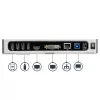 StarTech.com USB 3.0 Dock su dviem monitoriais – HDMI ir DVI/VGA, 6 prievadų USB 3.1 Gen 1 5Gbps šakotuvas, GbE, garsas – universalus Type-A dokas, Windows ir Mac