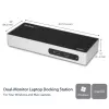 StarTech.com USB 3.0 Dock su dviem monitoriais – HDMI ir DVI/VGA, 6 prievadų USB 3.1 Gen 1 5Gbps šakotuvas, GbE, garsas – universalus Type-A dokas, Windows ir Mac
