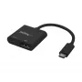 StarTech.com USB-C į DisplayPort adapteris su maitinimo perdavimu – 4K 60Hz HBR2 – USB Type-C į DP 1.2 monitoriaus vaizdo keitiklis su įkrovimu – 60W PD perdavimas – suderinamas su Thunderbolt 3