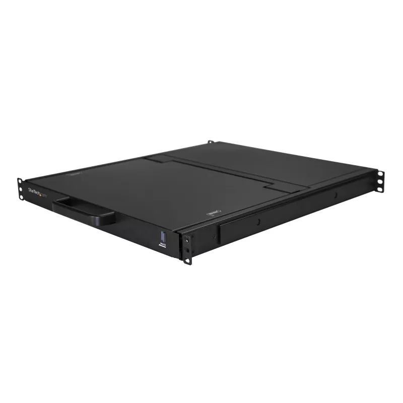 StarTech.com 1U LCD KVM konsolė su 17,3 colių HD monitoriumi, VGA, USB, 1080p