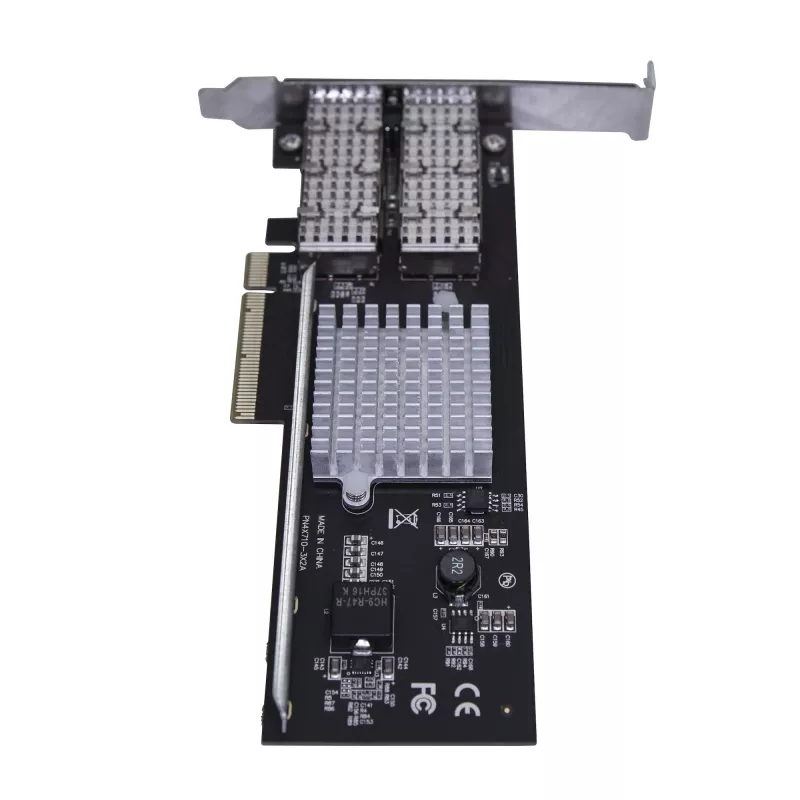 „StarTech.com“ dviejų prievadų 40G QSFP+ tinklo plokštė – „Intel XL710“ atvira QSFP+ konvergencinė adapterė – PCIe 40 gigabitų Ethernet serverio NIC – 40GbE šviesolaidinė LAN plokštė – „Dell PowerEdge HPE ProLiant“