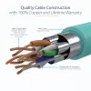 StarTech.com 2m CAT6a Ethernet kabelis - 10 Gigabit ekranuotas, be užkablių RJ45, 100W PoE jungiamasis laidas - 10GbE STP tinklo kabelis su įtempimo mažinimu - Aqua, individualiai testuotas, laidų sujungimas UL sertifikuotas/TIA