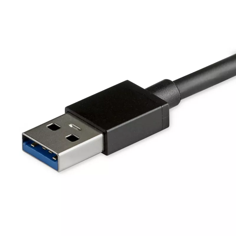StarTech.com 4 prievadų USB 3.0 šakotuvas – USB-A į 4x USB 3.0 Type-A su atskirais įjungimo/išjungimo jungikliais – SuperSpeed 5Gbps USB 3.1/3.2 Gen 1 – maitinamas iš USB magistralės – nešiojamas – 25 cm integruotas kabelis
