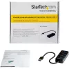 StarTech.com 4 prievadų USB 3.0 šakotuvas – USB-A į 4x USB 3.0 Type-A su atskirais įjungimo/išjungimo jungikliais – SuperSpeed 5Gbps USB 3.1/3.2 Gen 1 – maitinamas iš USB magistralės – nešiojamas – 25 cm integruotas kabelis
