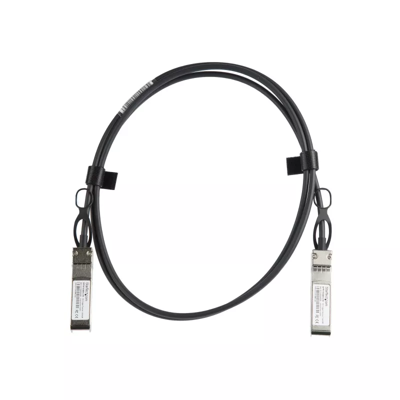 StarTech.com Cisco SFP-H10GB-CU1-5M suderinamas 1,5 m 10G SFP+ į SFP+ tiesioginio prijungimo varinis kabelis Twinax - 10GbE SFP+ varinis DAC 10 Gbps mažos galios pasyvus Mini GBIC/SFP+ modulis DAC Firepower ASR9000 ASR1000