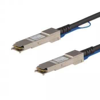 StarTech.com MSA suderinamas 5 m 40G QSFP+ į QSFP+ tiesioginio prijungimo varinis DAC kabelis Twinax - 40 GbE QSFP+ varinis DAC 40 Gbps mažos galios pasyvus siųstuvas
