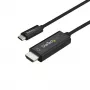 StarTech.com 2 m USB-C į HDMI laidas – 4K 60Hz USB Type-C į HDMI 2.0 vaizdo adapterio laidas – suderinamas su Thunderbolt 3 – nešiojamas kompiuteris prie HDMI monitoriaus / ekrano – DP 1.2 Alt Mode HBR2 – juodas