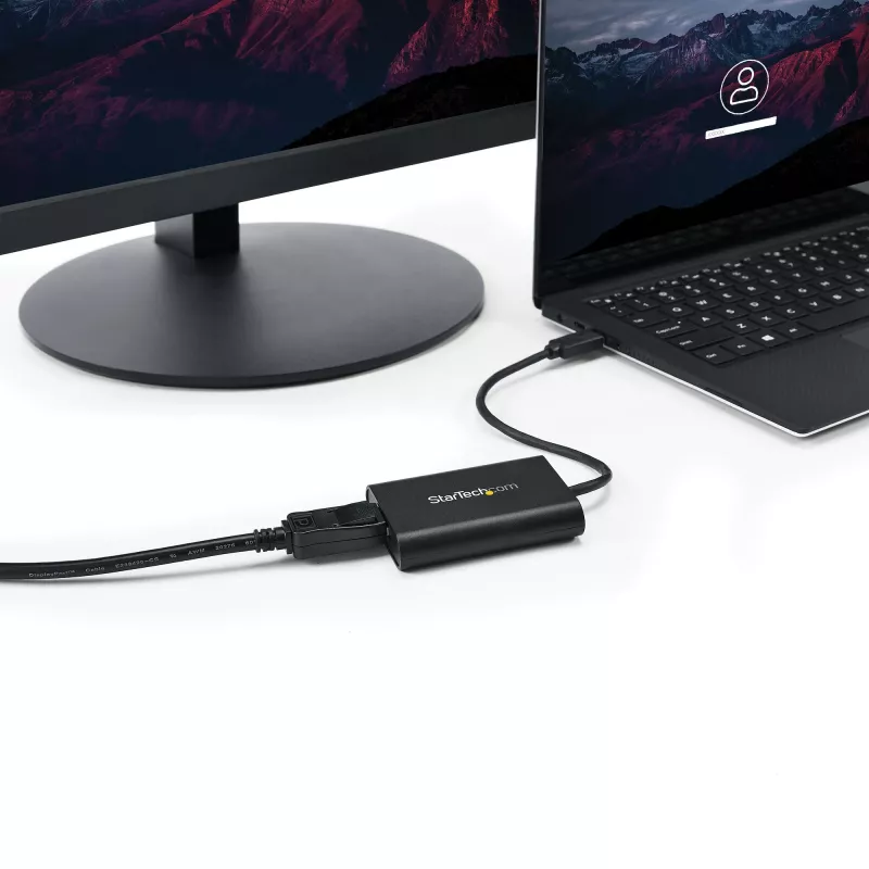 StarTech.com USB 3.0 į DisplayPort adapteris, USB DP monitoro keitiklis, 4K (palaiko tik Windows, nepalaiko macOS/ChromeOS/Linux) - TAA