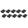StarTech.com LC SFP dulkių dangteliai - 10 vnt., LC, guma, juodi, tinklo jungikliui, 18 mm, 15 mm
