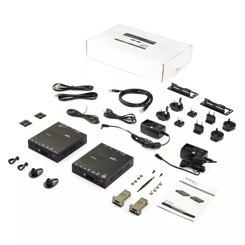 StarTech.com HDMI over IP Extender rinkinys su vaizdo sienos palaikymu - 1080p