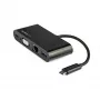 StarTech.com USB-C kelių prievadų adapteris - Mini USB-C dokas su VGA 1080p vaizdu, 60W galios perdavimu, USB 3.1 Gen 1 Type-A 5Gbps, Gigabit Ethernet - Doko stotelė