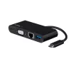 StarTech.com USB-C kelių prievadų adapteris - Mini USB-C dokas su VGA 1080p vaizdu, 60W galios perdavimu, USB 3.1 Gen 1 Type-A 5Gbps, Gigabit Ethernet - Doko stotelė