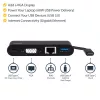 StarTech.com USB-C kelių prievadų adapteris - Mini USB-C dokas su VGA 1080p vaizdu, 60W galios perdavimu, USB 3.1 Gen 1 Type-A 5Gbps, Gigabit Ethernet - Doko stotelė