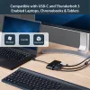 StarTech.com USB-C kelių prievadų adapteris - Mini USB-C dokas su VGA 1080p vaizdu, 60W galios perdavimu, USB 3.1 Gen 1 Type-A 5Gbps, Gigabit Ethernet - Doko stotelė