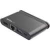 StarTech.com USB-C kelių prievadų adapteris – nešiojamas USB-C dokas su 4K HDMI, 100W PD 3.0 perdavimu, 1x USB-A, 1x USB-C, GbE, Thunderbolt 3 ir USB Type-C nešiojamojo kompiuterio kelioninis dokas, skirtas Mac ir Windows