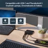 StarTech.com USB-C kelių prievadų adapteris – nešiojamas USB-C dokas su 4K HDMI, 100W PD 3.0 perdavimu, 1x USB-A, 1x USB-C, GbE, Thunderbolt 3 ir USB Type-C nešiojamojo kompiuterio kelioninis dokas, skirtas Mac ir Windows