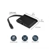StarTech.com USB-C kelių prievadų adapteris – nešiojamas USB-C dokas su 4K HDMI, 100W PD 3.0 perdavimu, 1x USB-A, 1x USB-C, GbE, Thunderbolt 3 ir USB Type-C nešiojamojo kompiuterio kelioninis dokas, skirtas Mac ir Windows