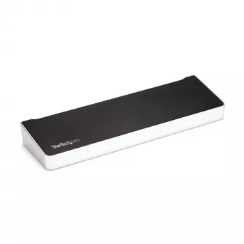 StarTech.com 4K USB-C dokų stotelė, trys UHD 4K monitoriai, Mac ir Windows, USB C į HDMI ir DisplayPort, 100 W galios tiekimas, 5x USB 5Gbps šakotuvas - TAA