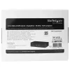 StarTech.com 2 prievadų DisplayPort KVM jungiklis - 4K 60Hz - vienas ekranas - dviejų prievadų UHD DP 1.2 USB KVM jungiklis su integruotu USB 3.0 šakotuvu ir garsu - Dell HP Apple Lenovo - TAA atitiktis