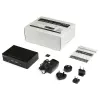 StarTech.com 2 prievadų DisplayPort KVM jungiklis - 4K 60Hz - vienas ekranas - dviejų prievadų UHD DP 1.2 USB KVM jungiklis su integruotu USB 3.0 šakotuvu ir garsu - Dell HP Apple Lenovo - TAA atitiktis