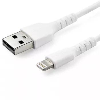 StarTech.com 2m USB-A į Lightning laidas, baltas, armuotas aramidiniu pluoštu