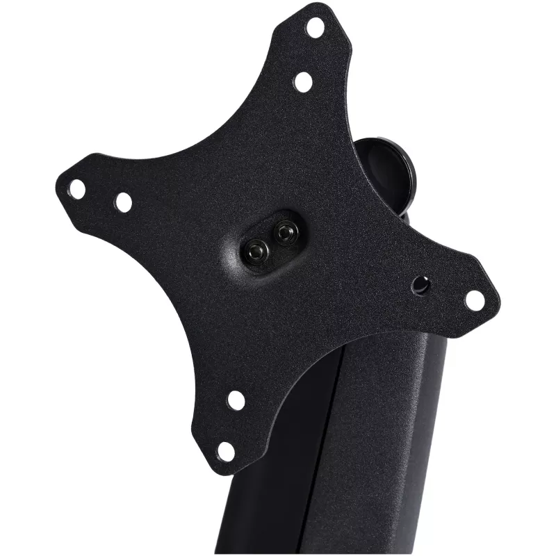 StarTech.com Monitorio laikiklis ant stalo – sunkiasvoris ergonomiškas VESA monitoriaus laikiklis – vienam 9 kg ekranui – pilnas judesys, aukščio reguliavimas, šarnyrinis – aliuminis – C spaustuvas/įvorė – juodas