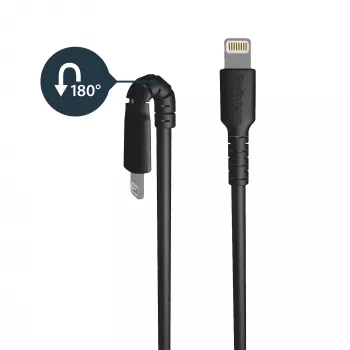 StarTech.com 2m USB-A į Lightning kabelis - tvirtas aramido pluoštu sustiprintas laidas, MFi sertifikuotas