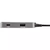 StarTech.com USB-C multiport adapteris - USB-C į 4K 60Hz HDMI 2.0, 100W Power Delivery perdavimas - 3 prievadų 10Gbps USB šakotuvas - Nešiojama USB Type-C mini dokų stotelė - 25 cm laidas