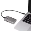 StarTech.com USB-C multiport adapteris - USB-C į 4K 60Hz HDMI 2.0, 100W Power Delivery perdavimas - 3 prievadų 10Gbps USB šakotuvas - Nešiojama USB Type-C mini dokų stotelė - 25 cm laidas