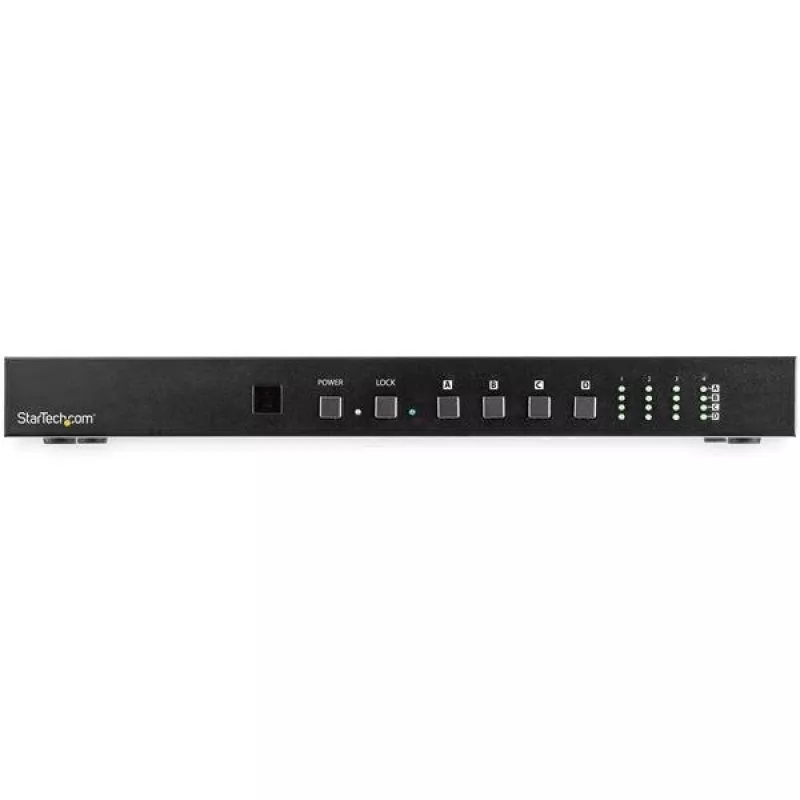 StarTech.com 4x4 HDMI matricinis jungiklis su garsu ir Ethernet valdymu – 4K 60Hz