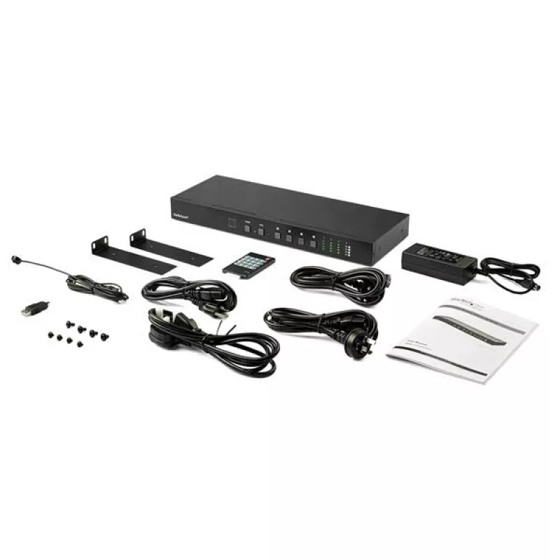 StarTech.com 4x4 HDMI matricinis jungiklis su garsu ir Ethernet valdymu – 4K 60Hz