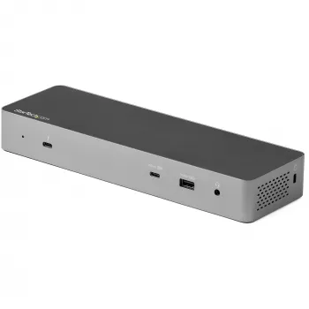 StarTech.com USB-C dokavimo stotelė, skirta MacBook Pro/Air M1/M2/M3/M4, suderinama su Thunderbolt, HDMI/DisplayPort, dviguba 4K 60Hz / viena 8K, USB Type-C, 96W galios tiekimas, USB 10Gbps