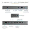 StarTech.com USB-C dokavimo stotelė, skirta MacBook Pro/Air M1/M2/M3/M4, suderinama su Thunderbolt, HDMI/DisplayPort, dviguba 4K 60Hz / viena 8K, USB Type-C, 96W galios tiekimas, USB 10Gbps