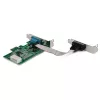 „StarTech.com“ 2 prievadų PCI Express RS232 nuoseklioji adapterio kortelė – PCIe RS232 nuosekliojo pagrindinio valdiklio kortelė – PCIe į nuoseklųjį DB9 – 16950 UART – žemo profilio plėtinio kortelė – skirta „Windows“ ir „Linux“