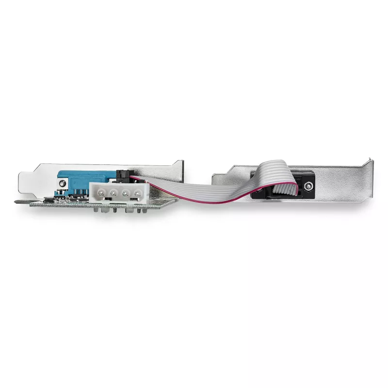 „StarTech.com“ 2 prievadų PCI Express RS232 nuoseklioji adapterio kortelė – PCIe RS232 nuosekliojo pagrindinio valdiklio kortelė – PCIe į nuoseklųjį DB9 – 16950 UART – žemo profilio plėtinio kortelė – skirta „Windows“ ir „Linux“