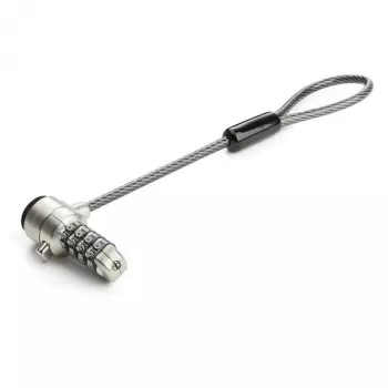 StarTech.com Universalus nešiojamojo kompiuterio užrakto plėtinio kilpas - 6 inch (15 cm) apsauginis 4 skaitmenų kombinacinis K-Slot užraktas - kompiuterio saugumo kabelis, skirtas sukurti dvigubą/daugiagalvį užraktą keliems įrenginiams