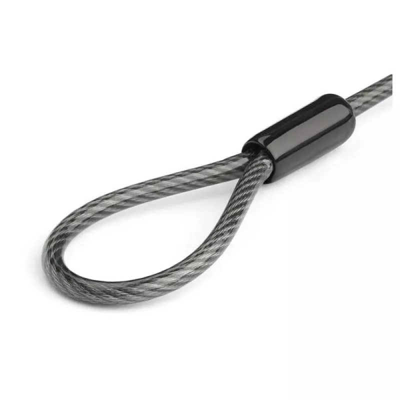 StarTech.com Universalus nešiojamojo kompiuterio užrakto plėtinio kilpas - 6 inch (15 cm) apsauginis 4 skaitmenų kombinacinis K-Slot užraktas - kompiuterio saugumo kabelis, skirtas sukurti dvigubą/daugiagalvį užraktą keliems įrenginiams