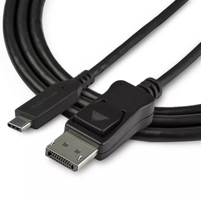 StarTech.com USB-C į DisplayPort 1.4 laidas, 1 m - 8K/5K/4K USB Type-C į DP 1.4 Alt Mode vaizdo adapteris - HBR3/HDR/DSC - 8K 60Hz DP monitoriaus laidas - USB-C/Thunderbolt 3