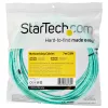 StarTech.com 7m (22ft) LC/UPC – LC/UPC OM4 daugiamodis šviesolaidinis kabelis, 50/125µm LOMMF/VCSEL zipcord, 100G, maži įterpimo nuostoliai – LSZH šviesolaidinis trumpiklis