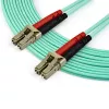 StarTech.com 7m (22ft) LC/UPC į LC/UPC OM3 daugiamodis šviesolaidinis kabelis, pilnas dupleksas 50/125µm, 100G, maži įterpimo nuostoliai, LSZH šviesolaidinis trumpiklis