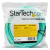 StarTech.com 15m (50ft) LC/UPC į LC/UPC OM3 daugiamodis šviesolaidinis kabelis, pilnas dupleksas 50/125µm, 100G, maži įterpimo nuostoliai, LSZH