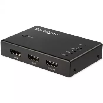 StarTech.com 4 prievadų HDMI vaizdo perjungiklis - 3x HDMI ir 1x DisplayPort - 4K 60Hz