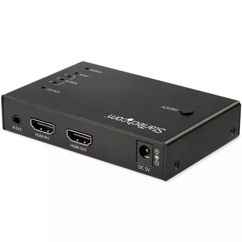 StarTech.com 4 prievadų HDMI vaizdo perjungiklis - 3x HDMI ir 1x DisplayPort - 4K 60Hz
