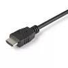 StarTech.com SV211HDUA4K 2 prievadų HDMI KVM jungiklis - 4K 60Hz - kompaktiškas dviejų prievadų UHD/Ultra HD USB stalinis KVM jungiklis su integruotais 1,2 m kabeliais ir garsu - maitinamas per USB - nuotolinis perjungimas - MacBook ThinkPad