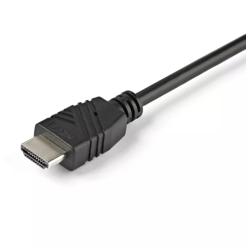 StarTech.com SV211HDUA4K 2 prievadų HDMI KVM jungiklis - 4K 60Hz - kompaktiškas dviejų prievadų UHD/Ultra HD USB stalinis KVM jungiklis su integruotais 1,2 m kabeliais ir garsu - maitinamas per USB - nuotolinis perjungimas - MacBook ThinkPad