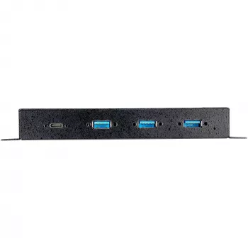 StarTech.com 4 prievadų USB C stotelė 10Gbps - Metalinė pramoninė USB Type-C stotelė su 3xUSB-A ir 1xUSB-C - ESD ir viršįtampio apsauga - USB-C arba USB-A pagrindinis - su maitinimu, montuojama USB 3.2 Gen 2 stotelė