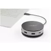 StarTech.com USB-C kelių prievadų adapteris – USB 3.1 Gen 2 10Gbps Type-C mini dokas su 4K 60Hz HDMI/DisplayPort arba 1080p VGA, 75W PD perdavimu, 3 prievadų USB šakotuvu, GbE – mobilioji stotelė